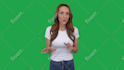 be your spokesperson on green screen