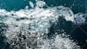 create a realistic water drop logo reveal