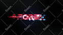 create modern glitch logo reveal