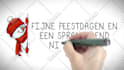 make christmas video whiteboard style