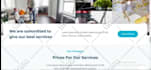 create cleaning business website for cleaning company