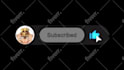 create youtube subscribe and social media popup animations