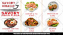 create a digital restaurant menu design and display menu