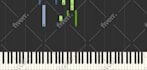 make synthesia piano tutorial video with midi