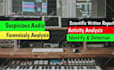 provide forensic audio analysis with detailed report