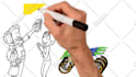 create a full HD whiteboard animation explainer video