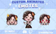create custom cute chibi animated emotes