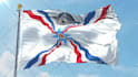 animate 3d waving flag with your logo or text