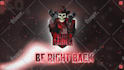 create animated brb, ending, intermission screen for stream