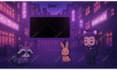create lofi loop animation for streamer starting soon, brb, offline etc