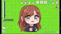 create custom pngtuber or animated giftuber design with cute anime chibi kawaii