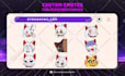 create custom twitch emotes, animated emotes, discord emoji for streaming