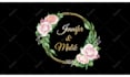 animate wedding monogram titles