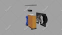 create exploded 3d product animation