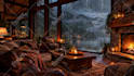 create cozy room raining video for your youtube