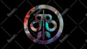 create a 3d rotating logo animation 360 seamless loop