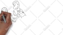 create custom whiteboard doodle animation explainer video