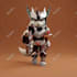 do stylized 3d character modeling with rig for game, animation and film in blend