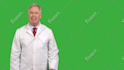 create medical spokesperson video in lab coat or scrubs