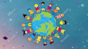 create wonderful kids video intro logo animation