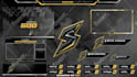 design animated twitch overlay screens and logo