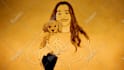create custom birthday gift video with sand art