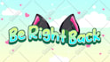 design animated chatting, starting soon and brb screen for kick, vtuber streamer