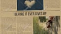 create news paper style lyrics video