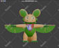 do 3d vrchat vroid avatar character in anime style