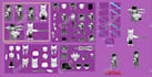 create an undertale inspired pixel art sprite and animate it