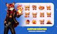 design twitch logo, stream animated overlay kick or twitch stream package screen