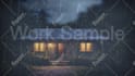 create rain video with natural sound in a cozy room