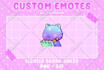 make cute animated emotes for twitch, discord, youtube