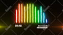 create music visualization with light saber effect