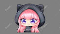 create cute chibi custom pngtuber for vtuber and twitch