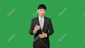 create a breaking news video with asian news anchor
