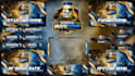 design animated twitch overlay, obs overlay, stream logo, panels, transition