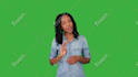 film a video on green screen