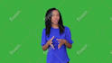 film a video on green screen