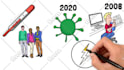 create 8 minute 2d whiteboard animated doodle video