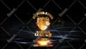 make 25 luxury gold  logo intro animation with sound effects