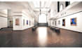 create 3d art gallery museum slideshow video