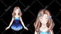 design custom vtuber live2d model ready for rigging
