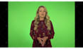 be your american female spokesperson, green screen