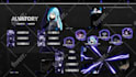 create animated anime stream overlay for twitch kick
