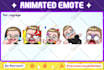 create custom twitch emotes animated GIF for twitch, discord, kick