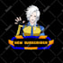 custom cute animated overlay design for vtuber or twitch streamers