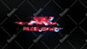 create modern glitch logo reveal