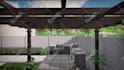 design backyard, frontyard realistic landscape,patio,garden