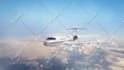 put your logo on a luxury business jet airplane video